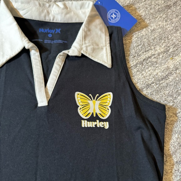 BRAND NEW HURLEY GIRLS BLACK DRESS - Picture 4 of 4